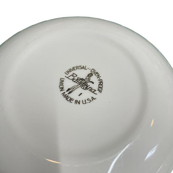 Vintage 50s Universal Ballerina pink rose dessert bread plates set of 3 - Picture 5 of 7